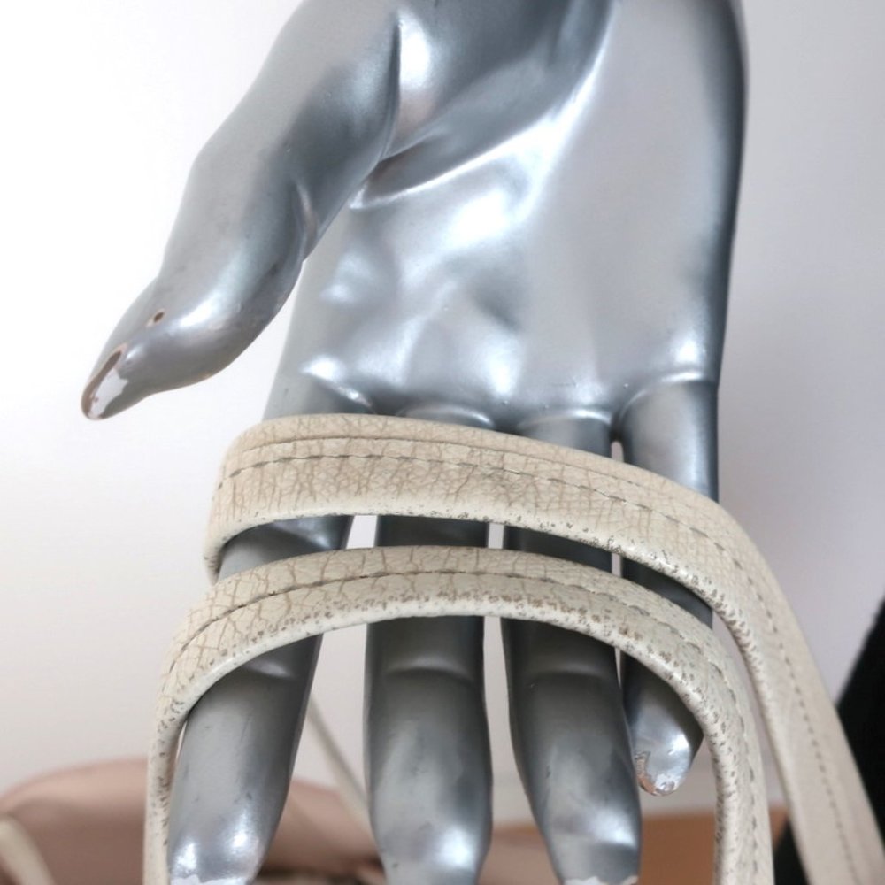 CELINE PHANTOM CABAS TOTE CREAM GRAINED LEATHER - Picture 2 of 12